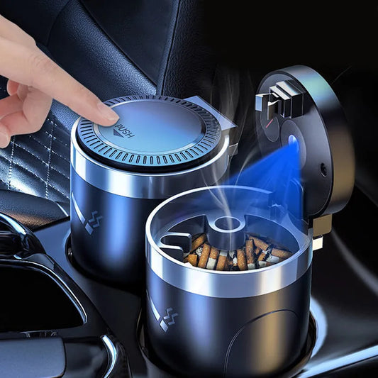 SmokeStop Portable Car Cigarette Ashtray Cup